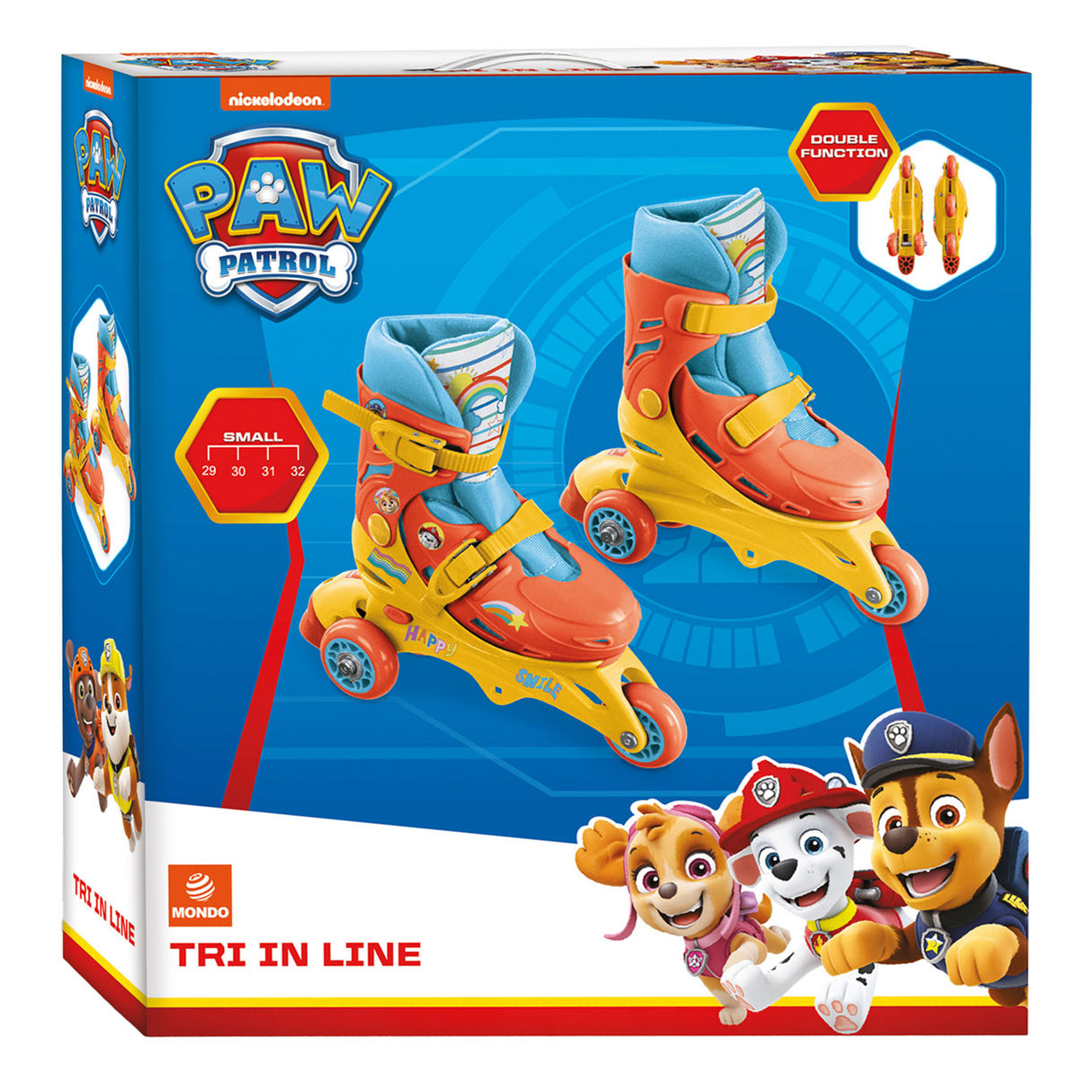 Patins à roues alignées Mondo Paw Patrol Tri, taille 29-32