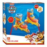 Patins à roues alignées Mondo Paw Patrol Tri, taille 29-32