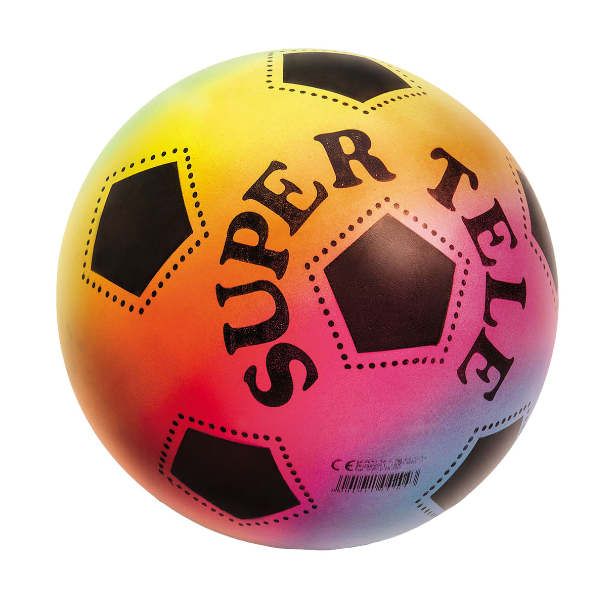 Mondo Football Super Tele Regenboog, 23cm