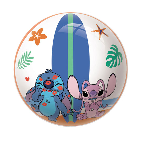 Balle jouet Van der Meulen Disney Stitch 23cm en plastique multicolore.