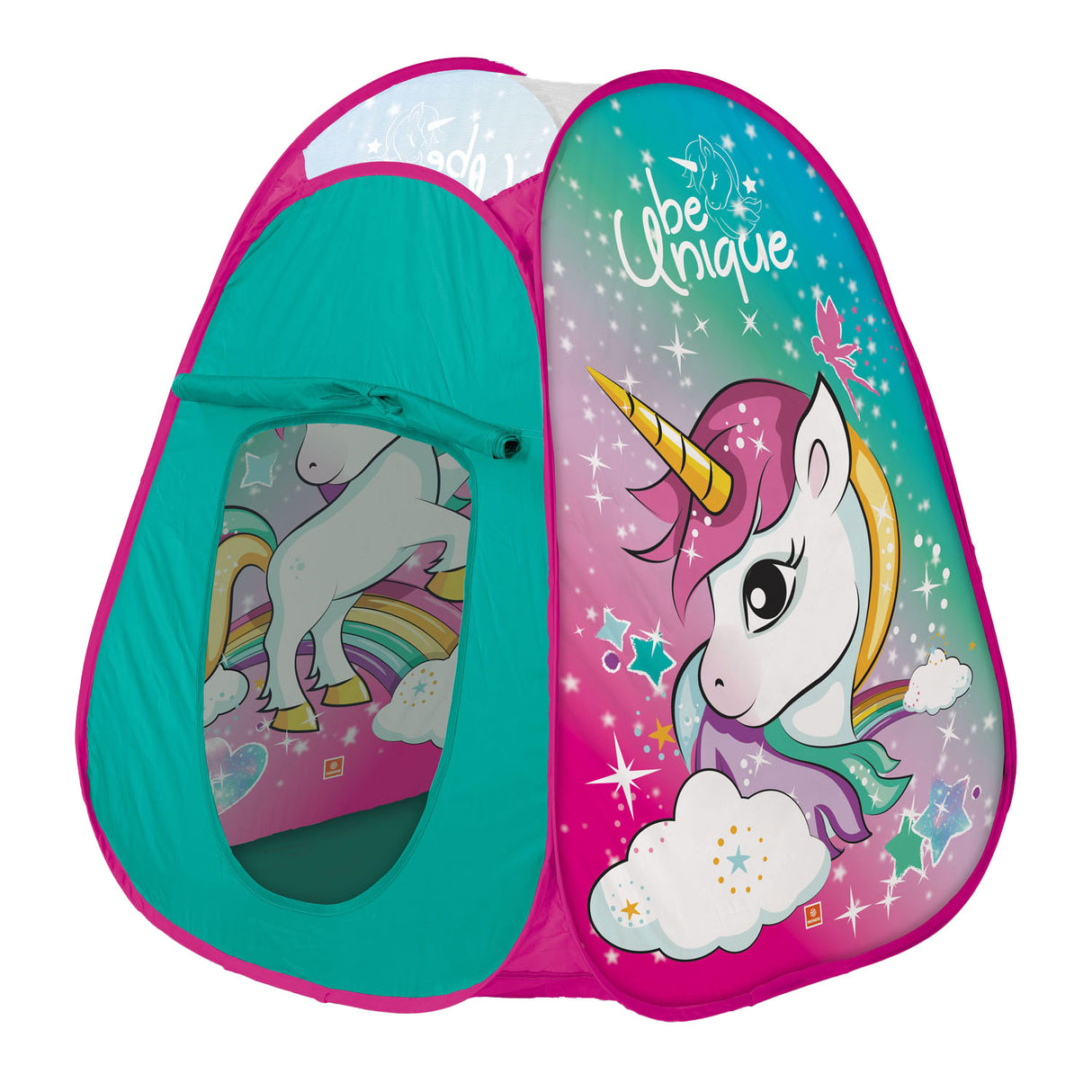 Tente de théâtre pop-up Mondo Licorne pour enfants - Tente licorne.