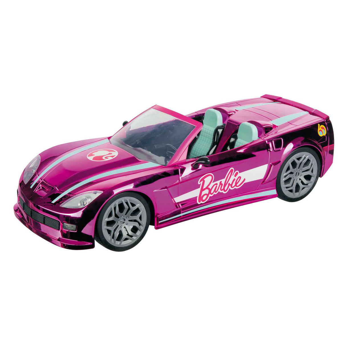 Mattel Mondo Motors RC kontrollierbares Auto verchromt rosa