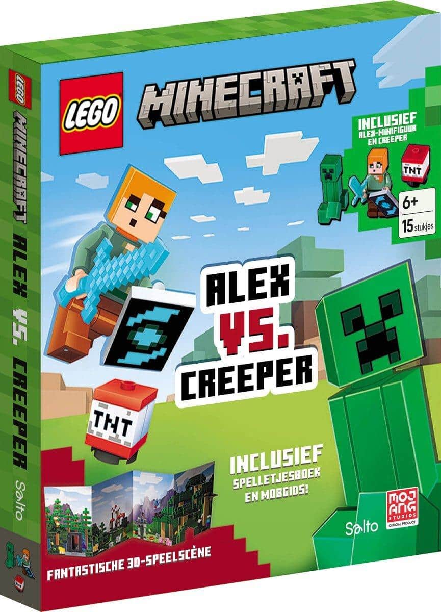 De ballon lego minecraft alex vs. creeper