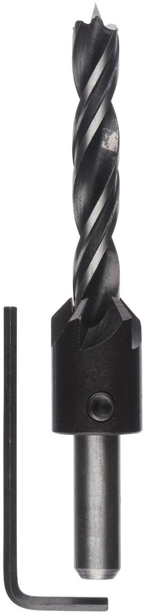 Bosch - foret hélicoïdal à bois avec foret à fraiser 10 mm