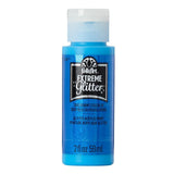 Folkart • peinture acrylique à paillettes extrêmes bleu œuf de robin 59ml