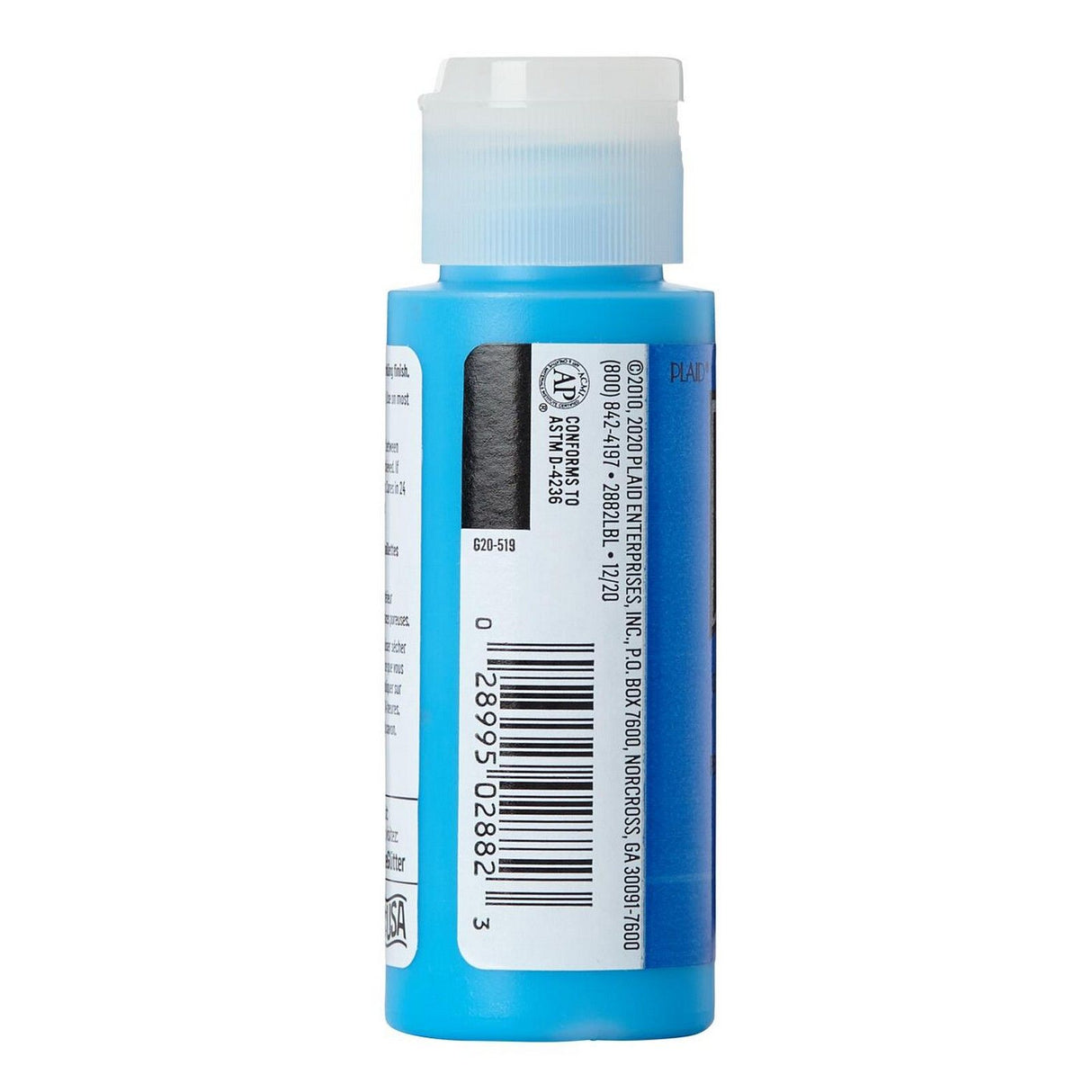 Folkart • peinture acrylique à paillettes extrêmes bleu œuf de robin 59ml