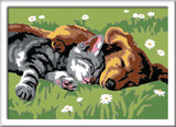 Ravensburger Creart Peinture au numéro - chats et chiens endormis