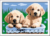 Ravensburger Creart Painting au numéro - Chiots mignons