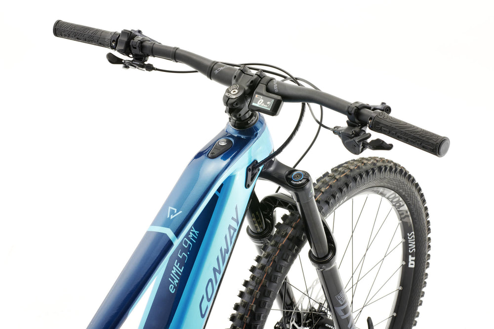 Conway VTT électrique tout suspendu ewme 5.9 mx mod. 24 conw. ewme 5,9 mx 29 41 plein sus.turq. capuchon.