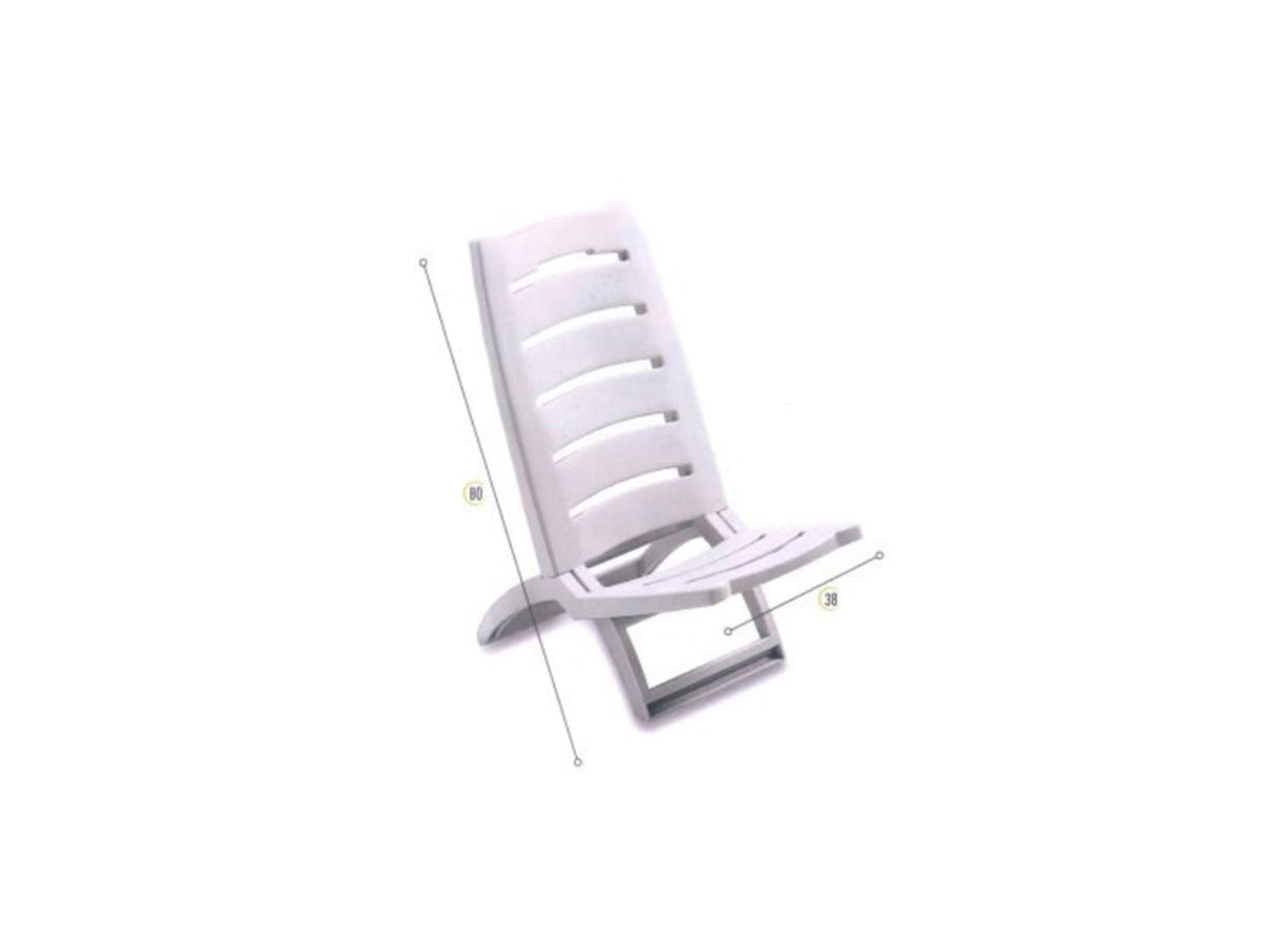 Summertime Chaise de plage Summertime Blanc