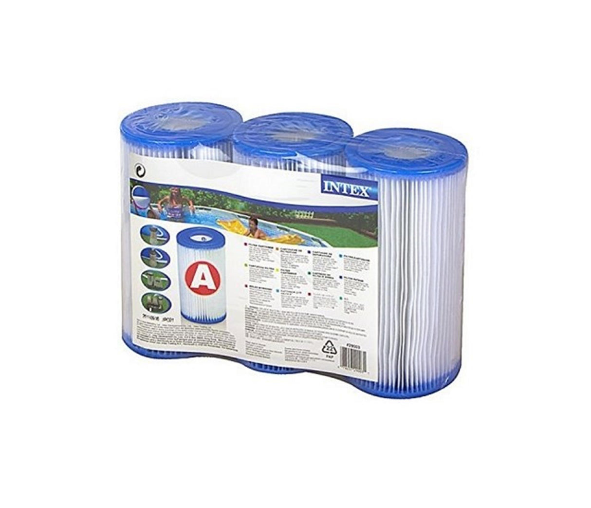 Intex 29003 Cartouche à filtre triple a 3 pièces
