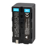 Falcon Eyes 2 X Batterie NP-F750 + Chargeur de batterie SP-CHG pour lampe LED