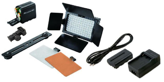 Falcon Eyes LED Lampe Set DV-96V-K2 incl. Batterie