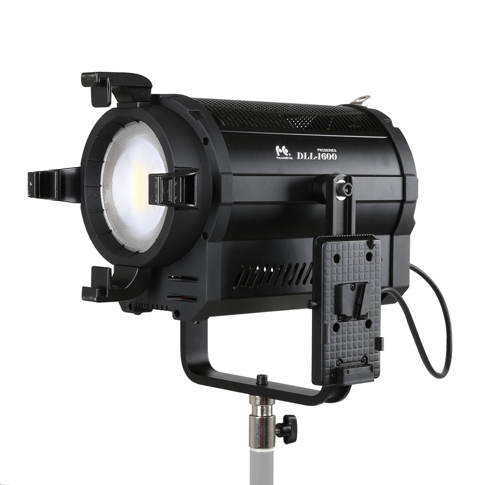 Lampe spot LED bicolore Falcon eye dimmable DLL-1600TDX sur 230V ou batterie