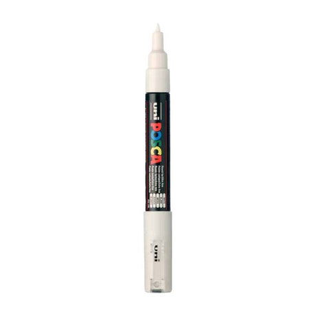 Marqueur Uni-posca posca, taille pc-1m, largeur de trait 0,7 mm, extra-fin, blanc, 1 pièce