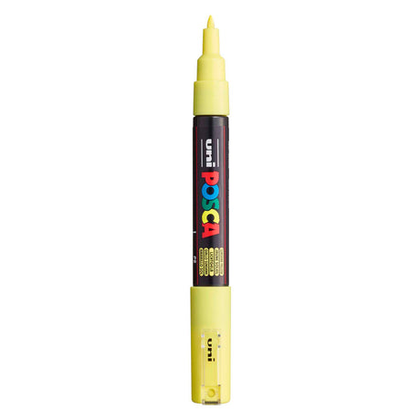 Marqueur peinture Uni posca 1mc jaune soleil - pointe conique - 1 mm