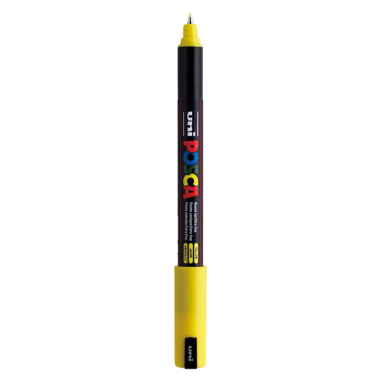 Marqueur Uni-posca posca, taille pc-1mr, largeur de trait 0,7 mm, extra-fin, jaune, 1 pièce