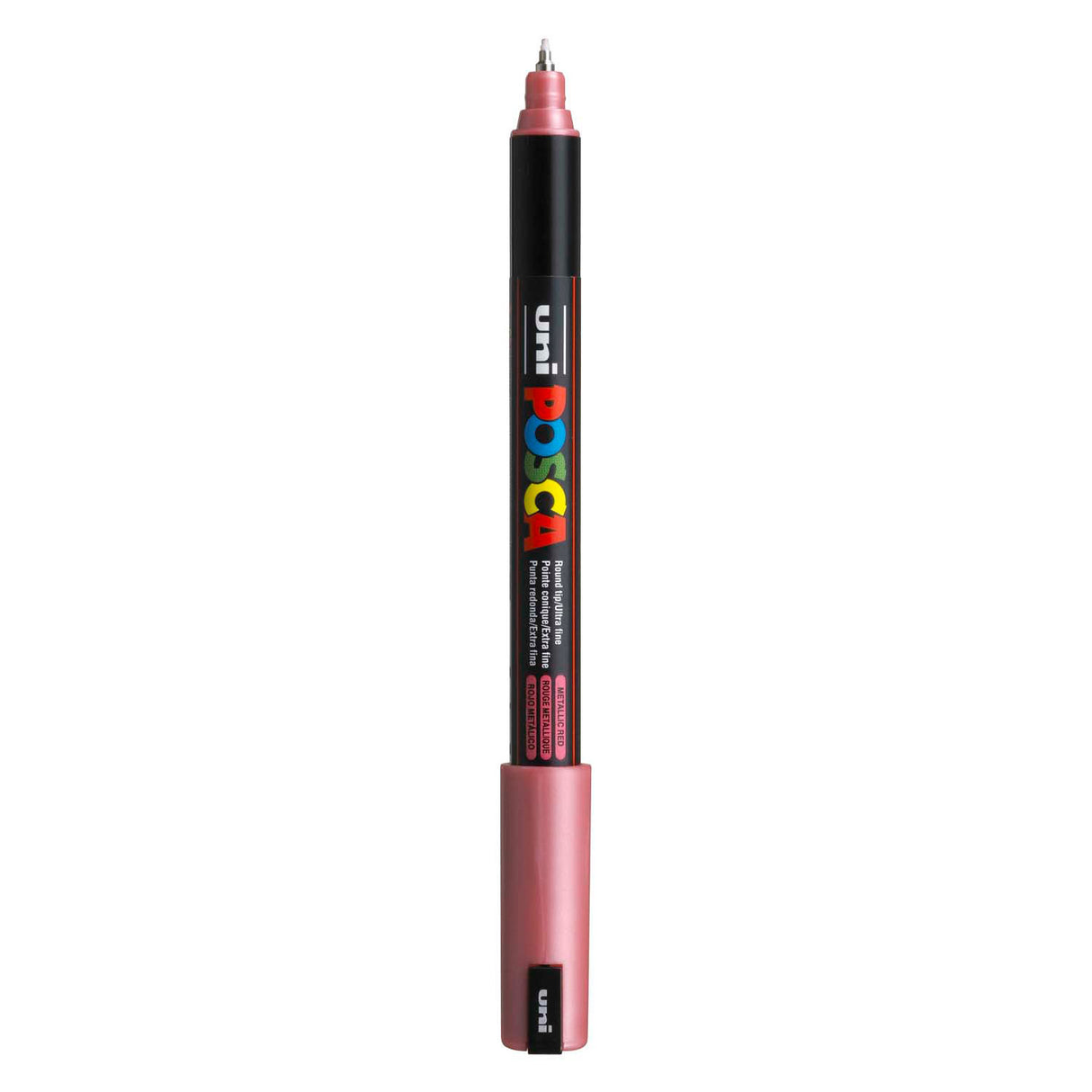 Marqueur Uni-posca posca, taille pc-1mr, largeur de trait 0,7 mm, extra-fin, rouge métallisé, 1 pièce