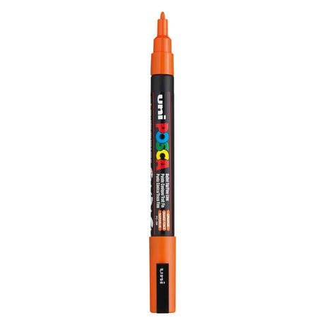 Marqueur Uni-posca posca, taille pc-3m, largeur de trait 0,9-1,3 mm, fin, orange, 1 pièce