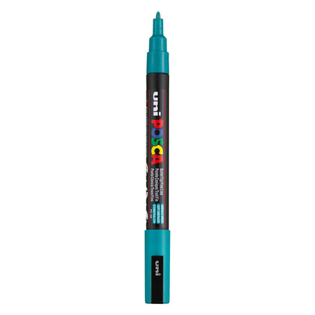 Marqueur Uni-posca posca, taille pc-3m, largeur de trait 0,9-1,3 mm, fin, vert émeraude, 1 pièce