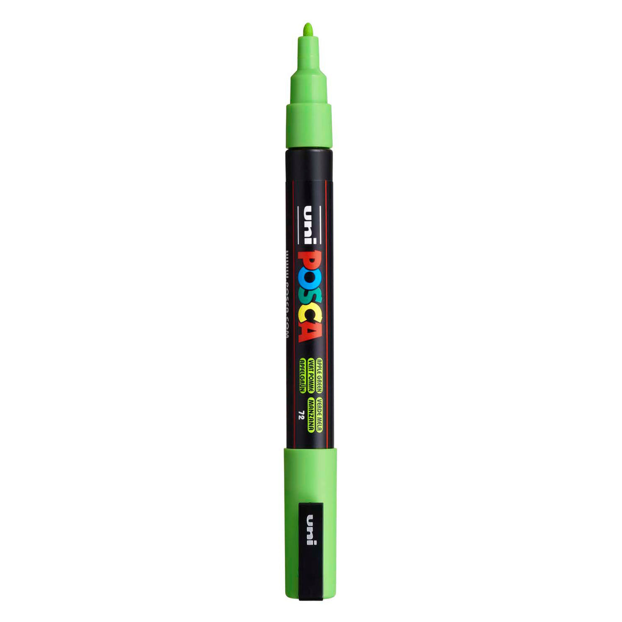 Marqueur Uni-posca posca, taille PC-3m, largeur de trait 0,9-1,3 mm, fin, vert pomme, 1 pièce
