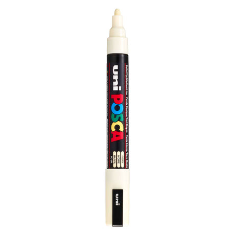 Marqueur peinture Uni posca pc5m ivoire - pointe conique 2,5 mm