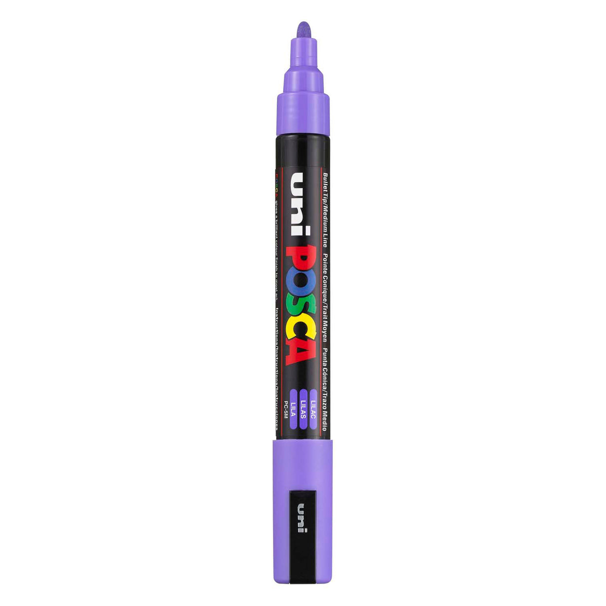 Marqueur Uni-posca posca, taille pc-5m, largeur de trait 2,5 mm, moyen, lilas, 1 pièce