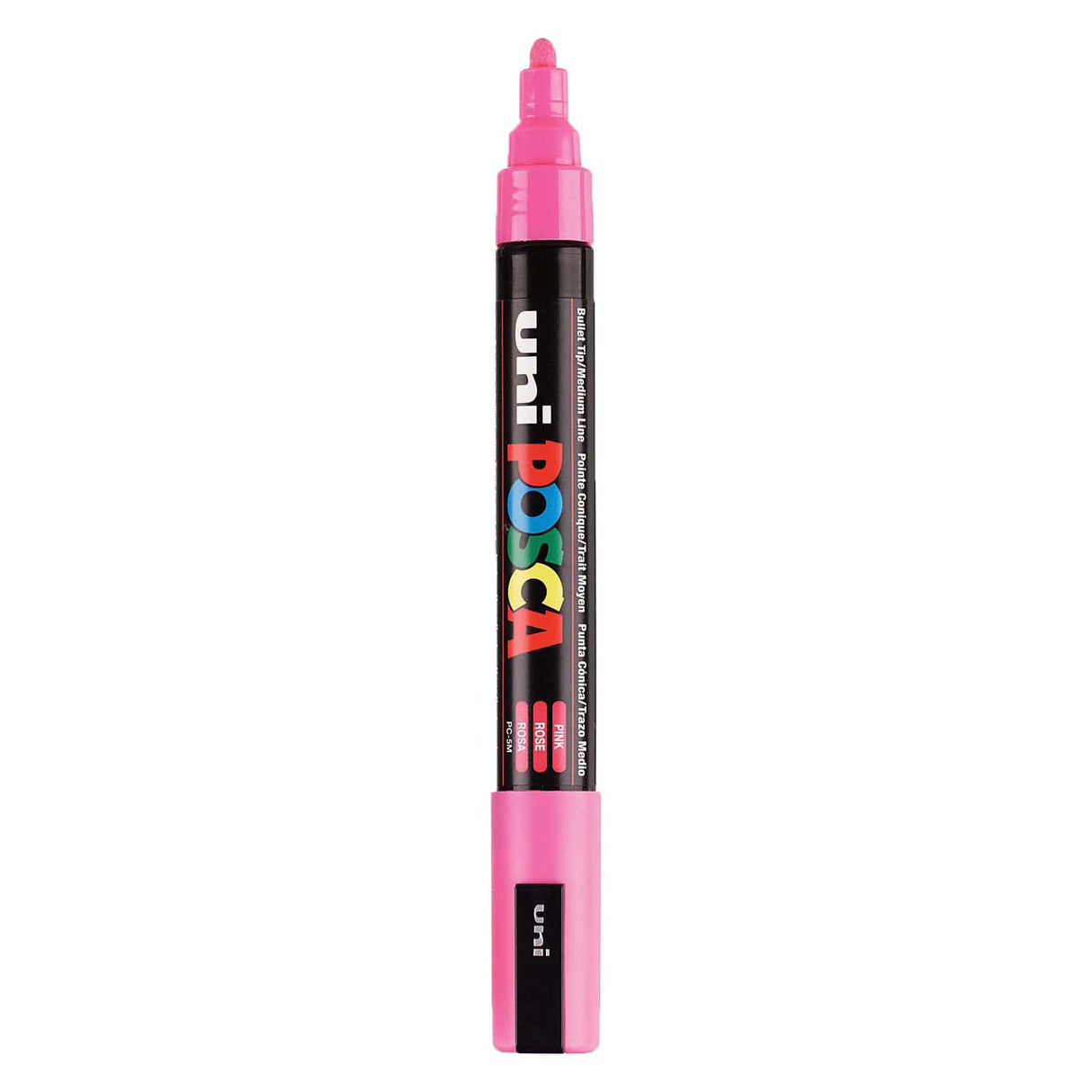 Marqueur Uni-posca posca, taille pc-5m, largeur de trait 2,5 mm, moyen, rose, 1 pièce