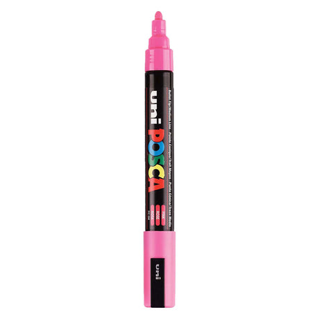 Marqueur Uni-posca posca, taille pc-5m, largeur de trait 2,5 mm, moyen, rose, 1 pièce