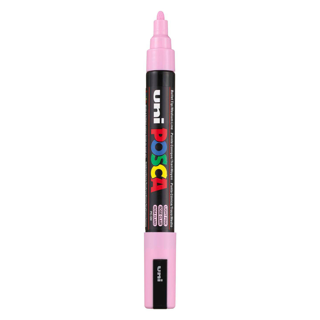 Marqueur Uni-posca posca, taille pc-5m, largeur de trait 2,5 mm, moyen, rose clair, 1 pièce