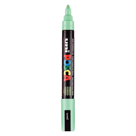 Marqueur peinture Uni posca pc5m vert clair - pointe conique 2,5 mm