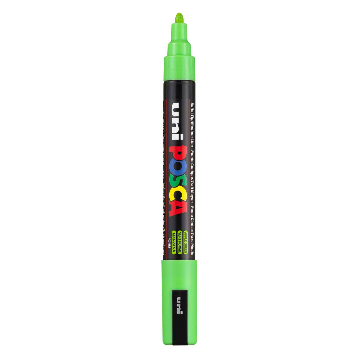 Marqueur Uni-posca posca, taille pc-5m, largeur de trait 2,5 mm, moyen, vert pomme, 1 pièce