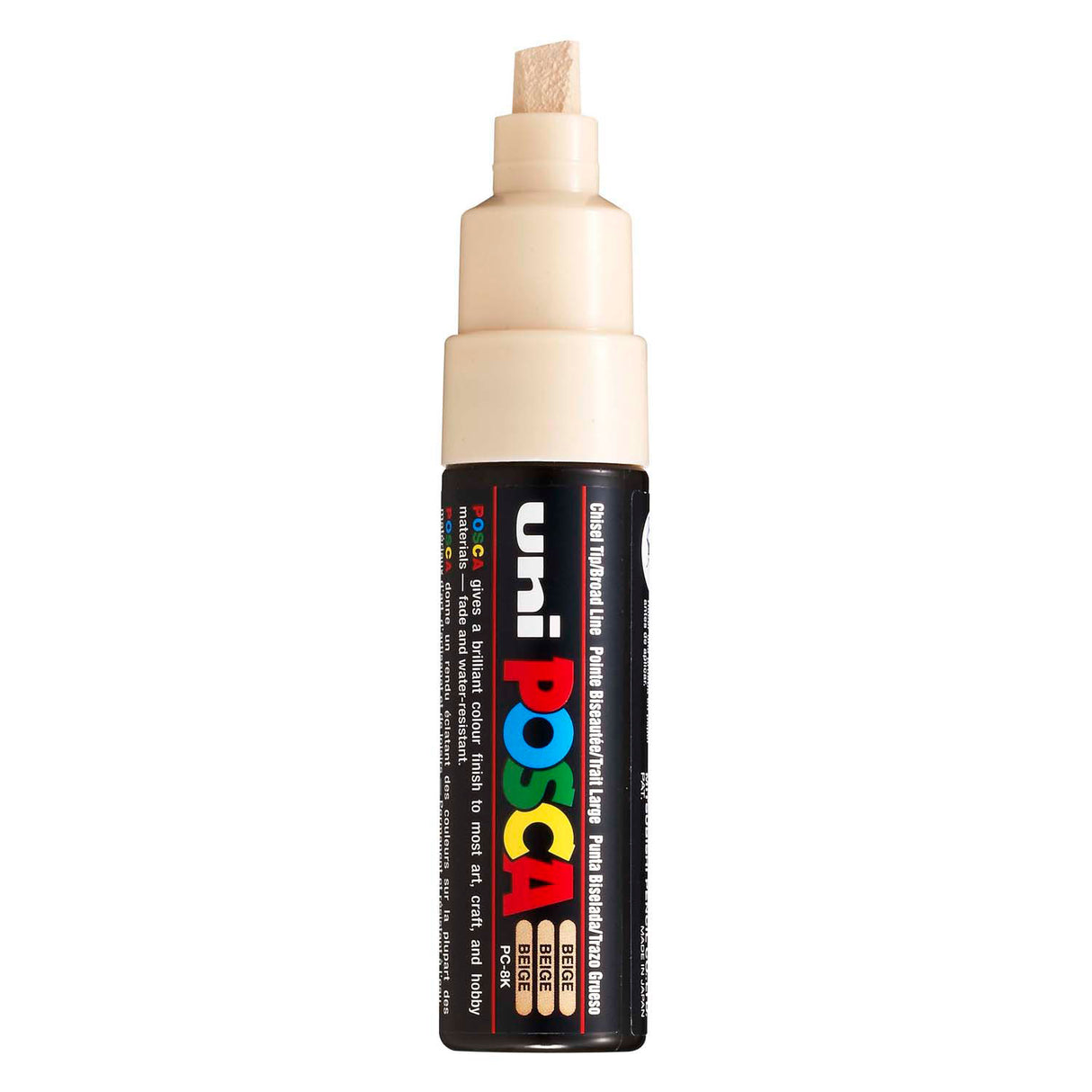 Marqueur Uni-posca posca, taille PC-8k, largeur de trait 8 mm, large, beige, 1 pièce