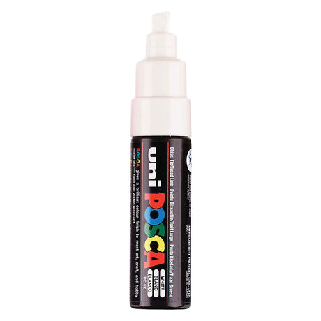 Marqueur Uni-posca posca, taille PC-8k, largeur de trait 8 mm, large, blanc, 1 pièce