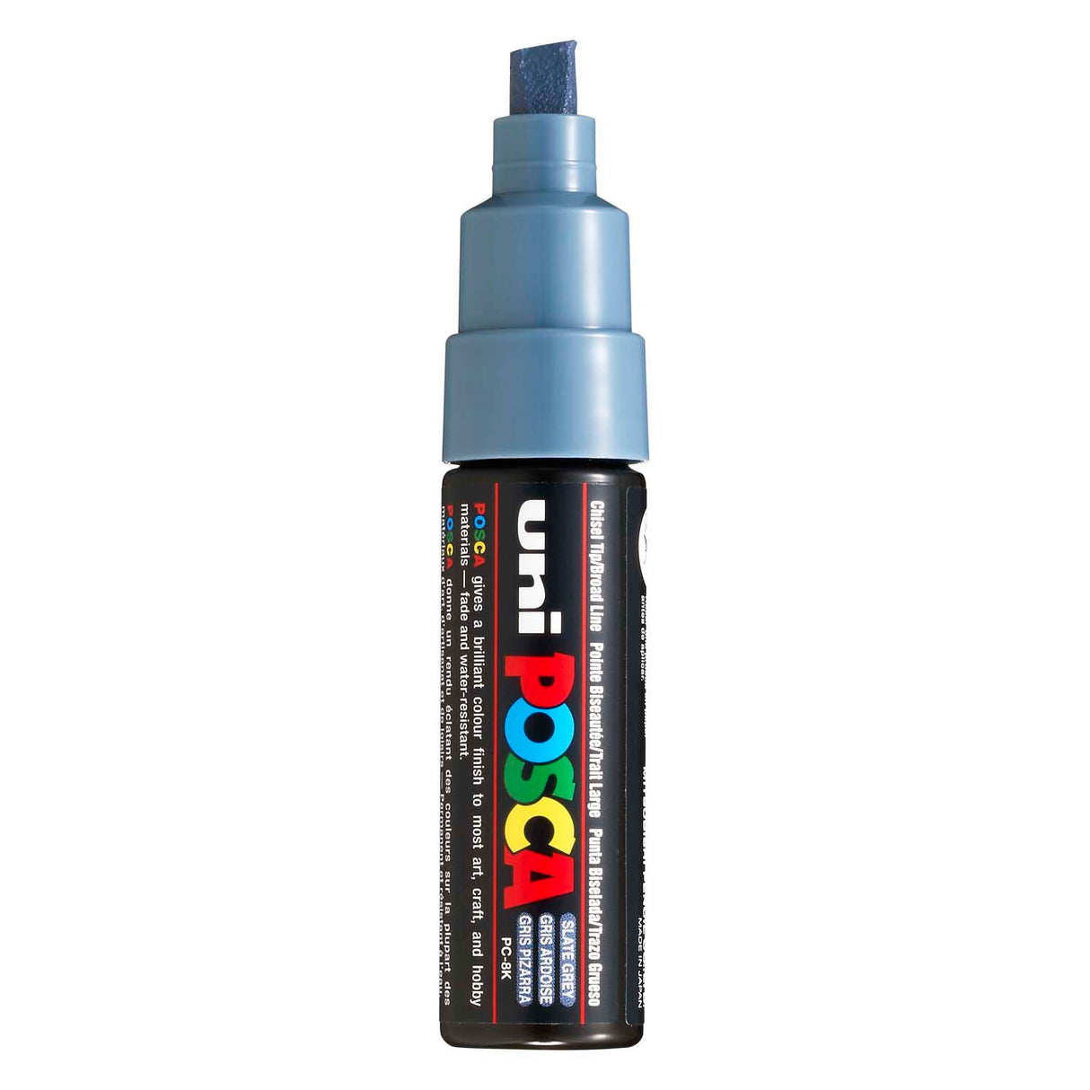 Marqueur Uni-posca posca, taille PC-8k, largeur de trait 8 mm, large, gris ardoise, 1 pièce