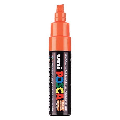 Marqueur Uni-posca posca, taille PC-8k, largeur de trait 8 mm, large, orange, 1 pièce