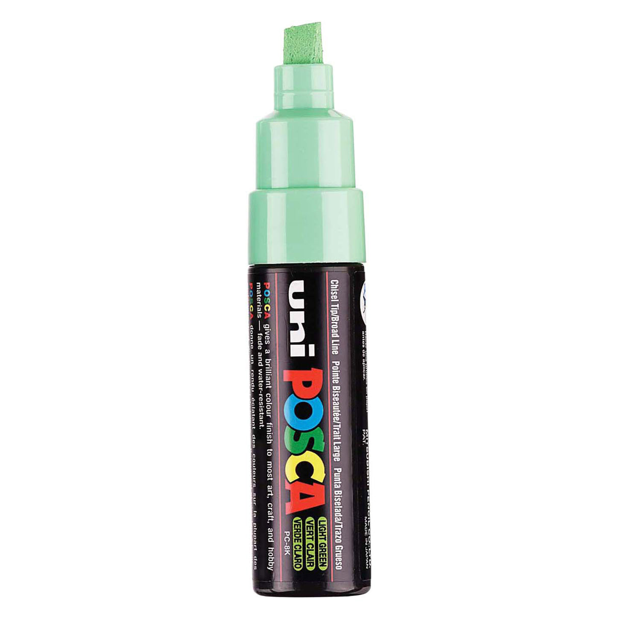 Marqueur Uni-posca posca, taille PC-8k, largeur de trait 8 mm, large, vert clair, 1 pièce