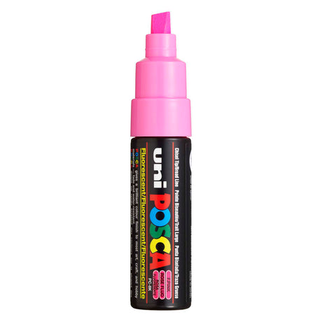 Marqueur Uni-posca posca, taille PC-8k, largeur de trait 8 mm, large, rose fluo, 1 pièce