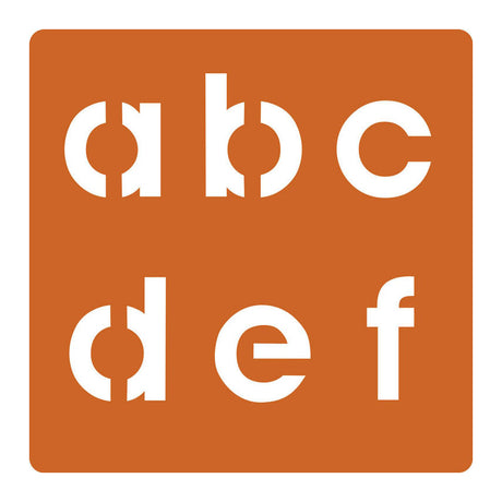 Modèles de grains créatifs Graine alphabet petit