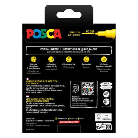 Feutres Uni Posca PC3M Set Manga Hero - 8 pcs.