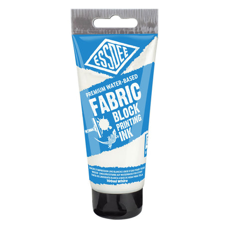 Encre d'imprimerie textile Essdee blanche - 100ml