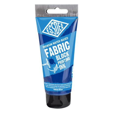 Encre d'imprimerie textile Essdee bleu - 100ml