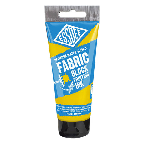 Encre d'imprimerie textile Essdee jaune - 100ml