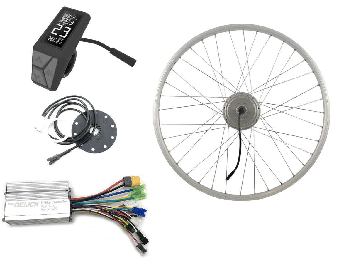 Van Beijck from E-bike repair kit from Beijk for the front wheel motor silver (Disk rim)