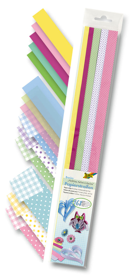 Folia • bandes de papier x168 assortis basic