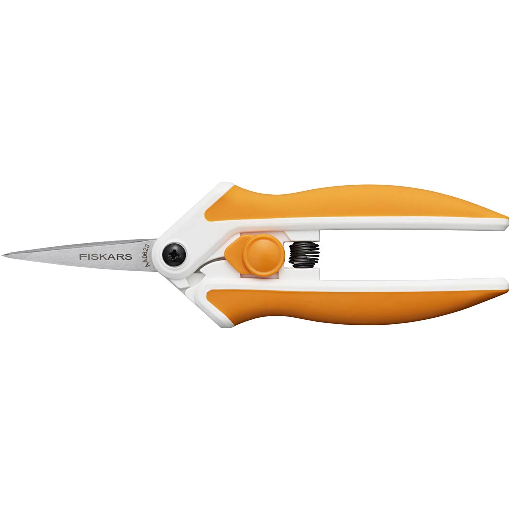 Creativ company fiskars ciseaux soft-touch, l: 15 cm, micro pointes, 1 pièce