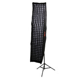 Softbox yeux de faucon 40x180 cm + nid d'abeille fer-sb40180hc