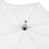 Falcon Eyes Flitsparaplu UR-48S Silver blanc 122 cm