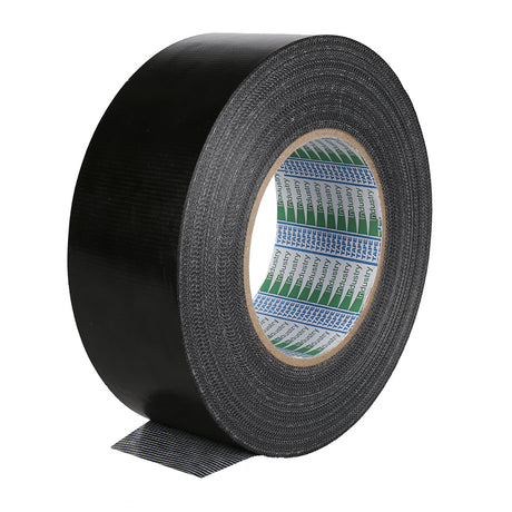 Roulette de gaffer les yeux faucon noir 5 cm x 50 m