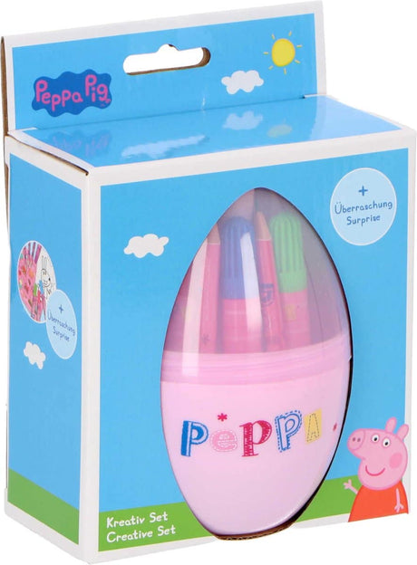 Dinotoys Apeldoorn Peppa Pig Surprises Ensemble de coloriage d'œufs